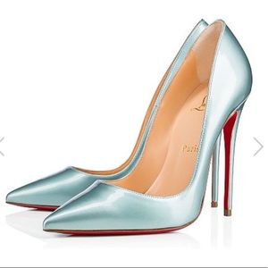 SOLD!🚫ChristianLouboutin SoKate 120mm EverestBlue